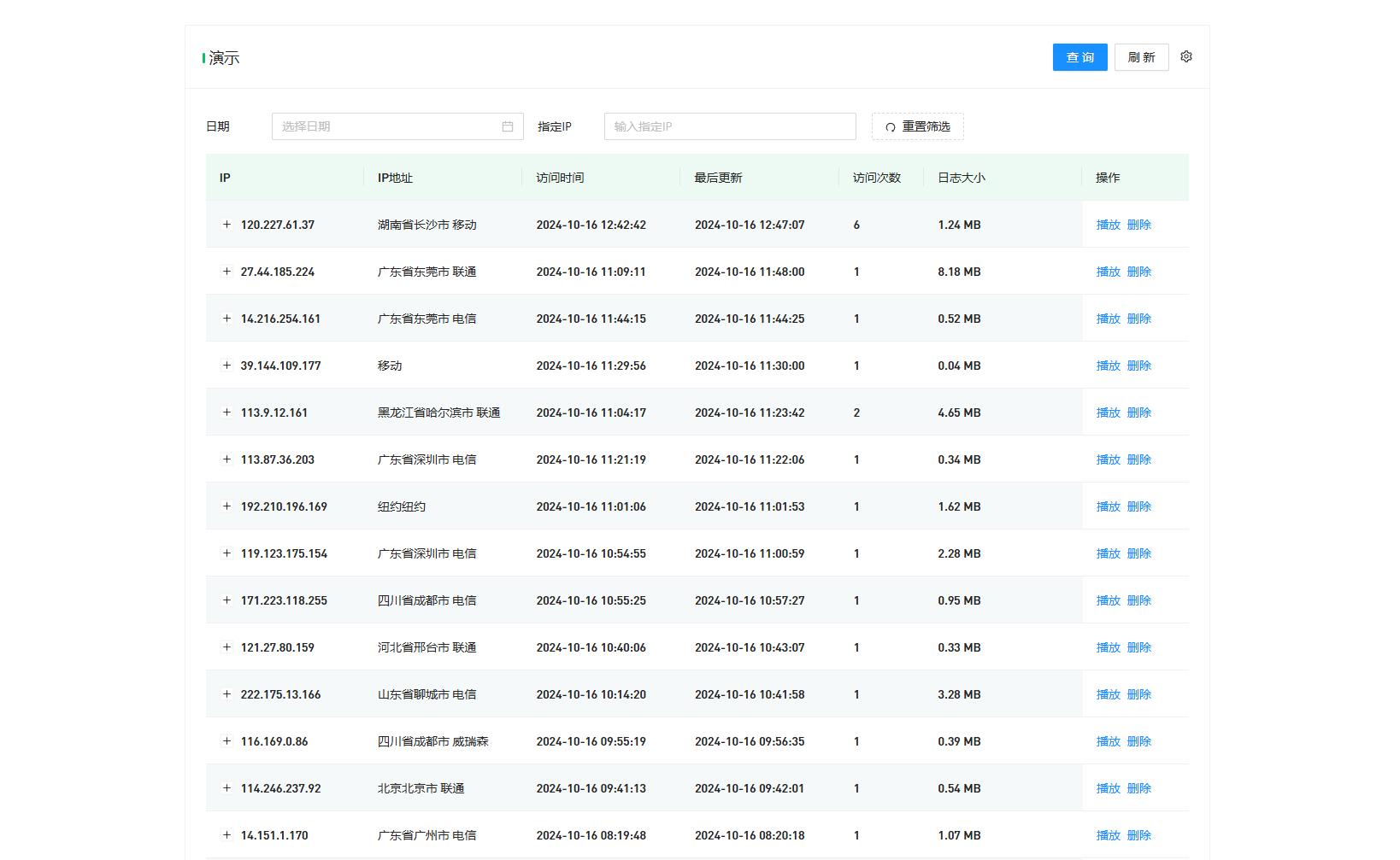 WordPress監(jiān)控用戶行為回放插件